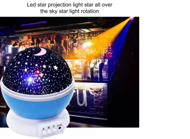 Colour Changing Good Night Star Master Rotating Projection Night Lamp