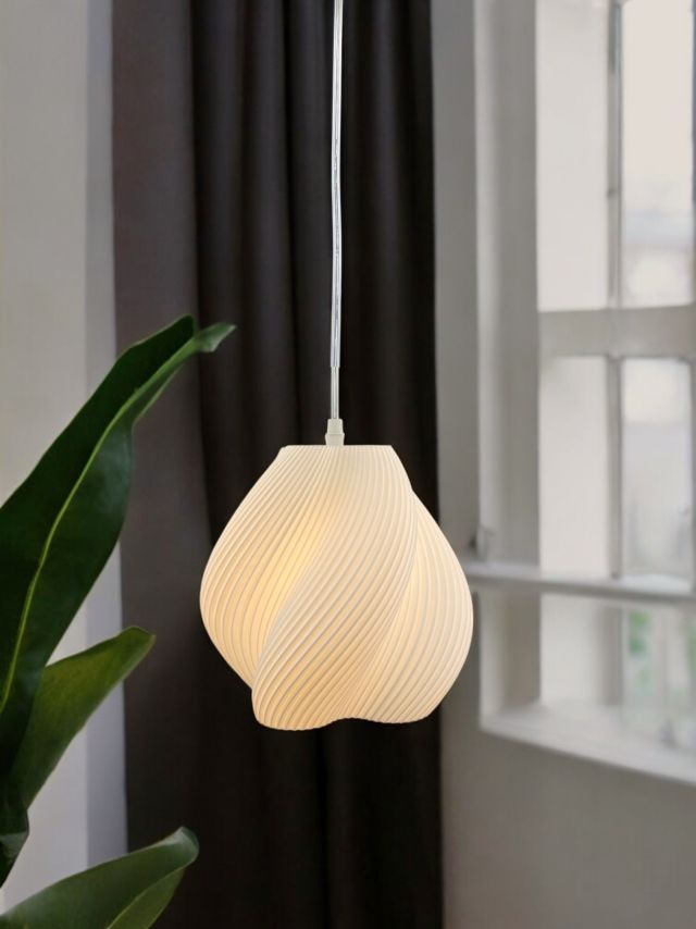 Swirl Rise Pendant(White)