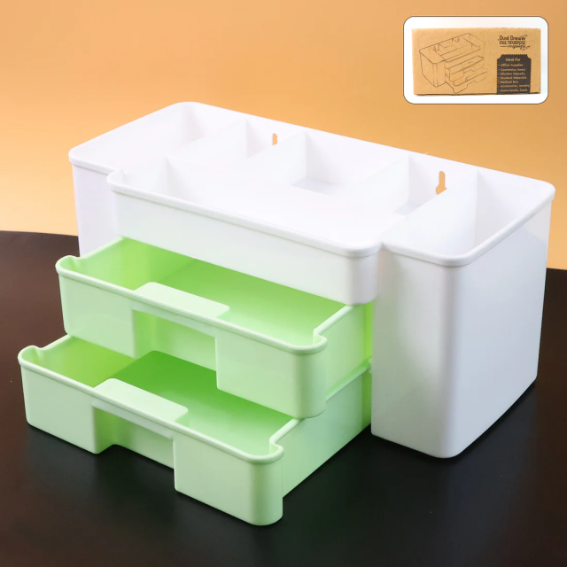 2-Layer Desktop Storage Organizer - (1 Pc)