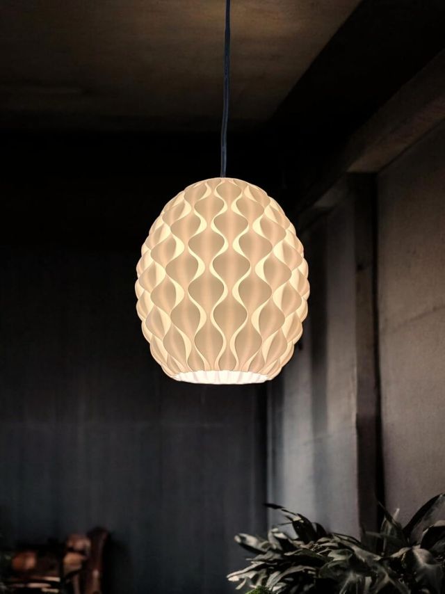 Modern Pendant Light, 21cm Dome Shape, 3-in-1 Colour Changing LED, Adjustable 1m Cord, Stainless Steel Ceiling Mount (with Bulb) (Color- Milky White, 1, Set)